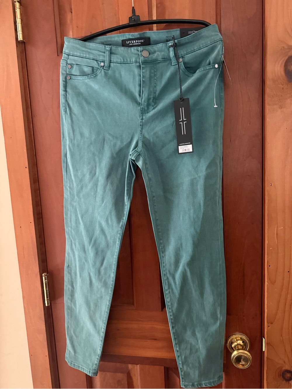 Liverpool Teal Skinny Jeans